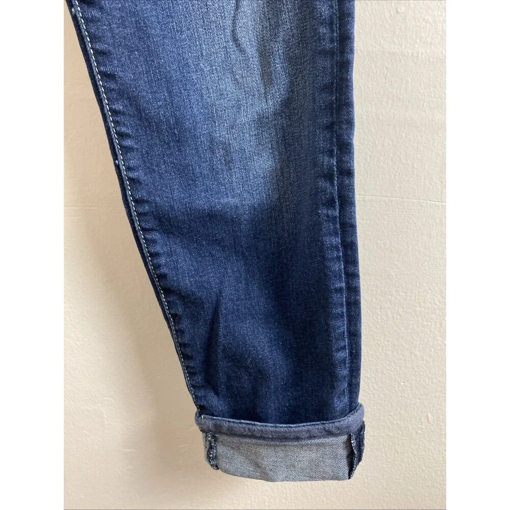 KUT From The Kloth Blue Jeans Size 0 Catherine Slim Boyfriend Low Rise Dark Wash